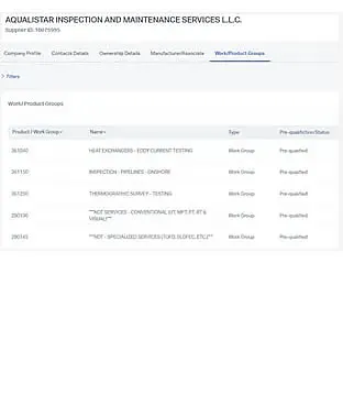 Inspections Companies Certification