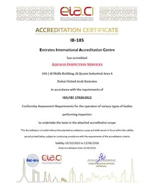 Inspections Companies Certification