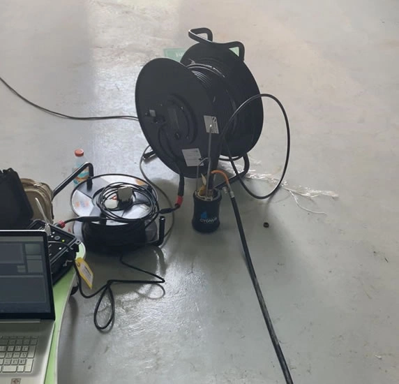 marine onshore flooded member detection