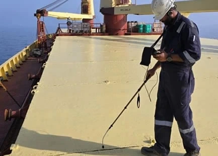 ultrasonic hatch cover leak